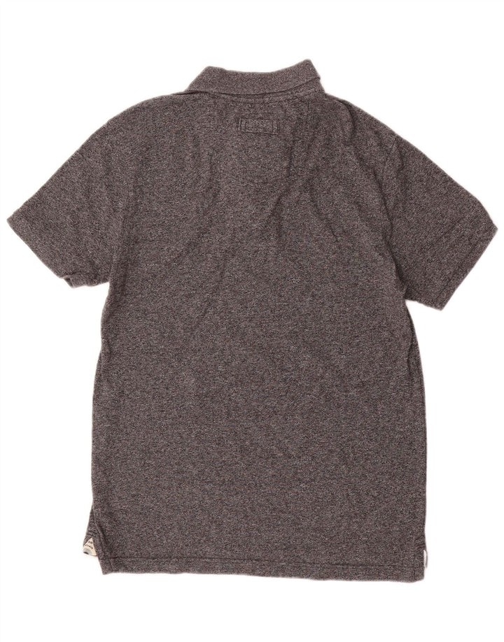 Polo Homme Fat Face Coton Chiné Gris Moyen