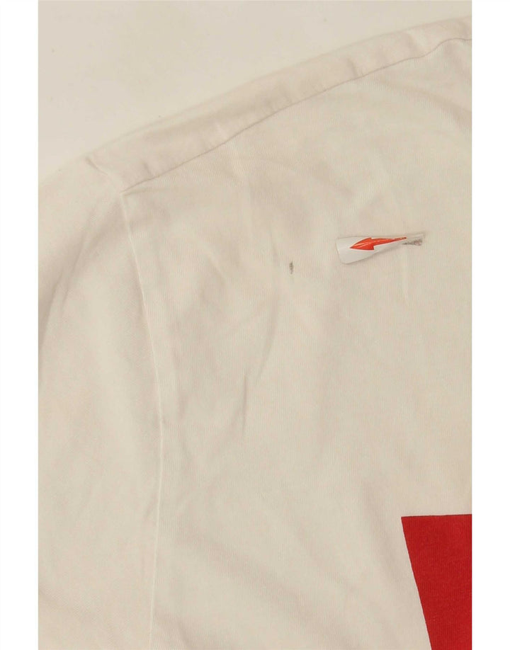 Levi's T-Shirt Graphique Homme Blanc Large Coton
