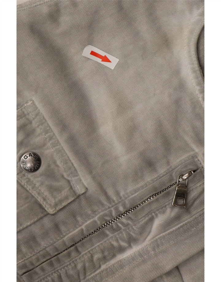 GAS Jean Cargo Droit Homme W36 L31 Gris Coton