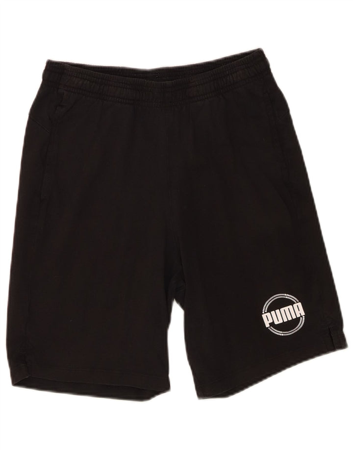 Puma Short de sport graphique garçon 11-12 ans noir