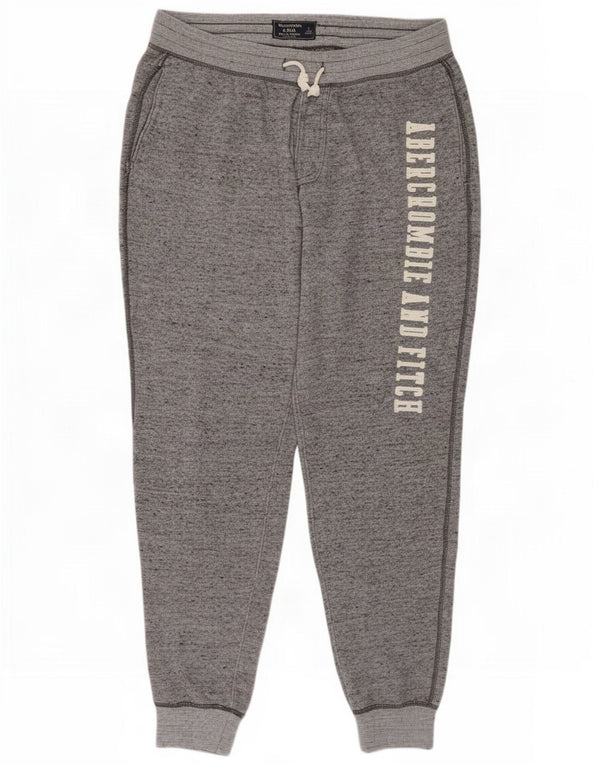 Abercrombie & Fitch Pantalon de survêtement pour homme Pantalon de jogging Large Gris Moucheté