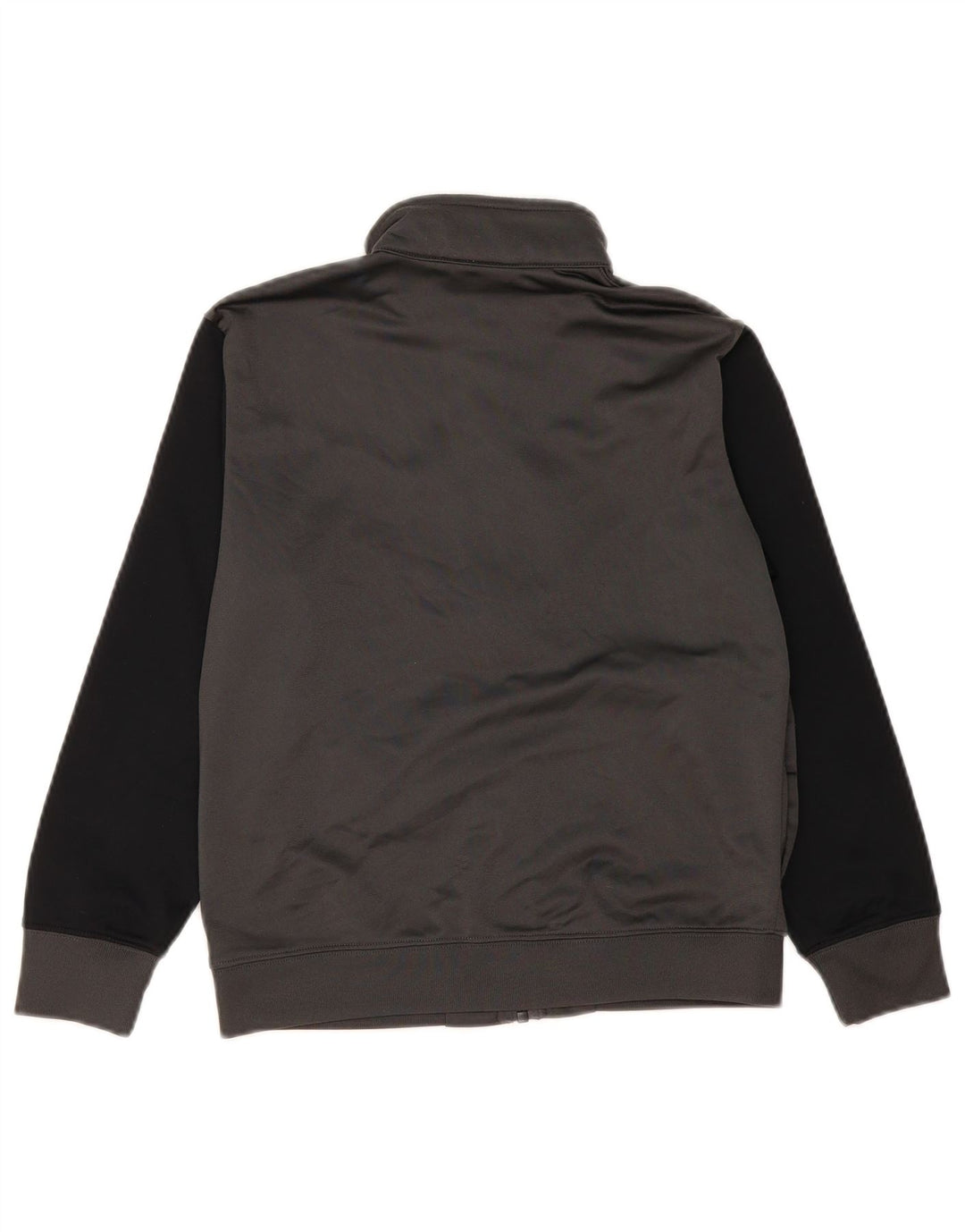 NIKE Boys Tracksuit Top Jacket 10-11 Years Medium Grey Colourblock