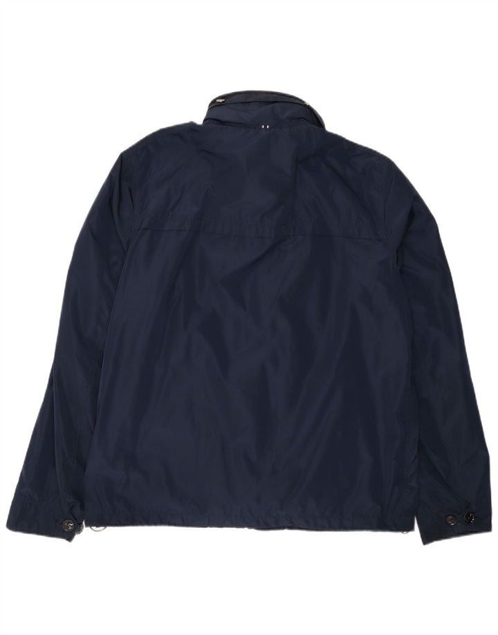 Tommy Hilfiger Veste coupe-vent pour homme UK 42 XL Bleu marine Polyester