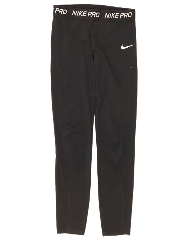NIKE Legging graphique Dri Fit fille 12-13 ans Grand noir Polyester