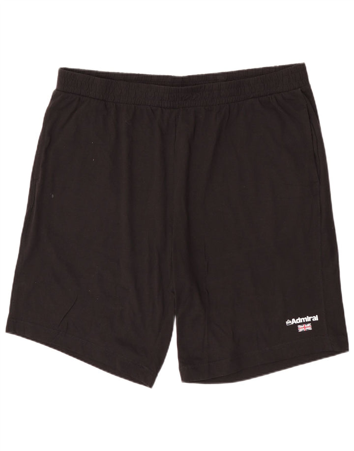 Admiral Short de sport pour homme 3XL en coton noir