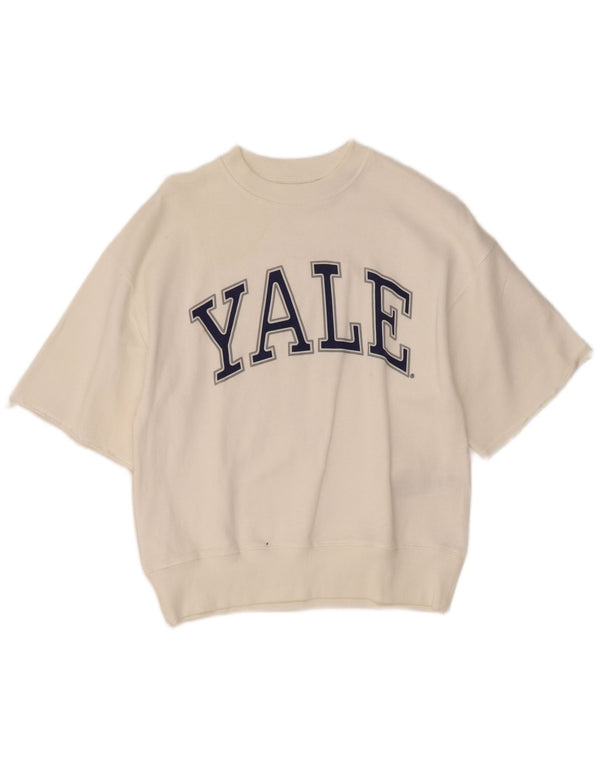 Zara Filles Yale University Loose Fit Graphic T-Shirt Top 9-10 ans Blanc