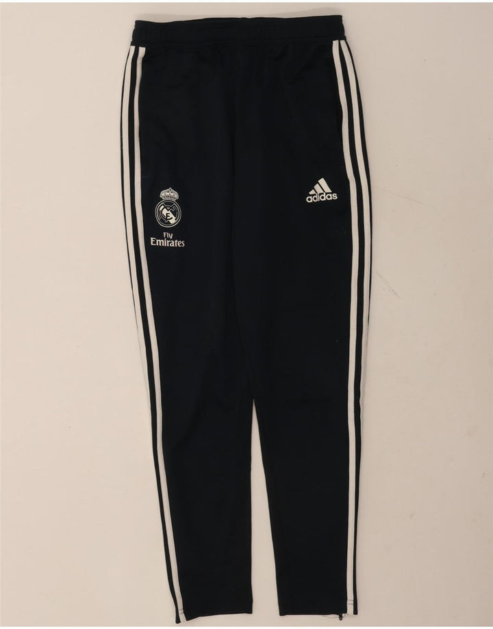 Adidas Pantalon de survêtement Real Madrid pour homme Petit Noir Polyester