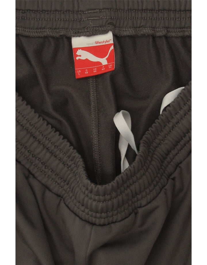 PUMA Womens Tracksuit Trousers UK 14 Large Grey Polyester Vintage Puma and Second-Hand Puma from Messina Hembry 