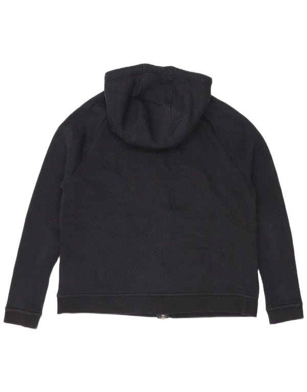 Nike Pull à capuche zippé pour femme - Coupe ample - En coton noir moyen - UK 14