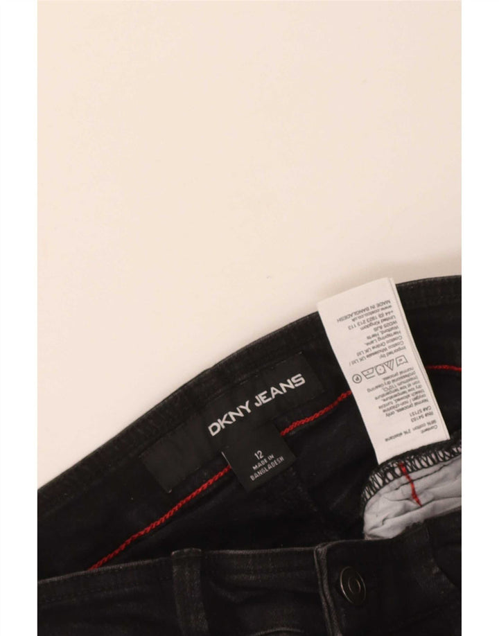 Dkny Short en jean pour femme US 12 Large W30 Coton noir