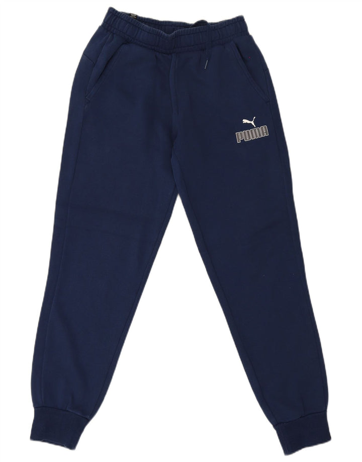 Puma Pantalon de Survêtement Graphique Homme Bleu Marine Small