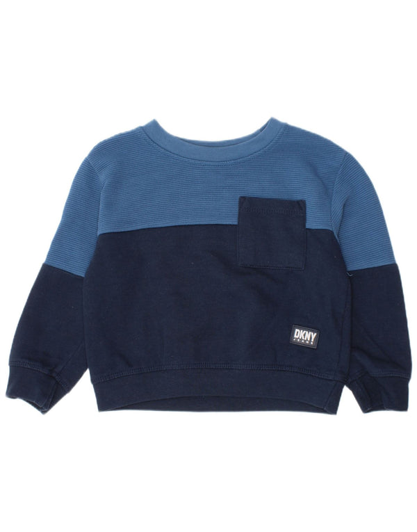 Dkny Sweat-shirt graphique pour bébé garçon 18-24 mois Bleu marine Colourblock