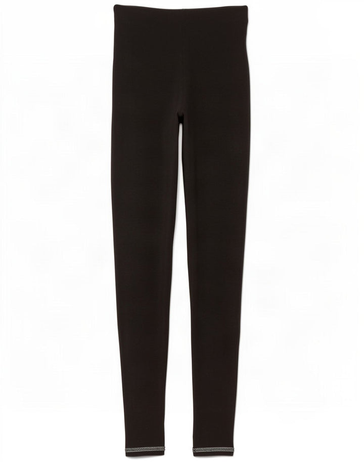 Zara Leggings Femme UK 8 Petit Noir