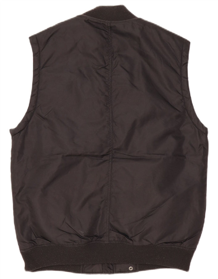 Zara Gilet utilitaire pour homme UK 36 Petit nylon noir
