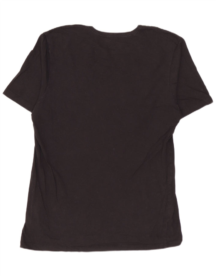 HUGO BOSS T-Shirt Top Noir Moyen Coton Homme