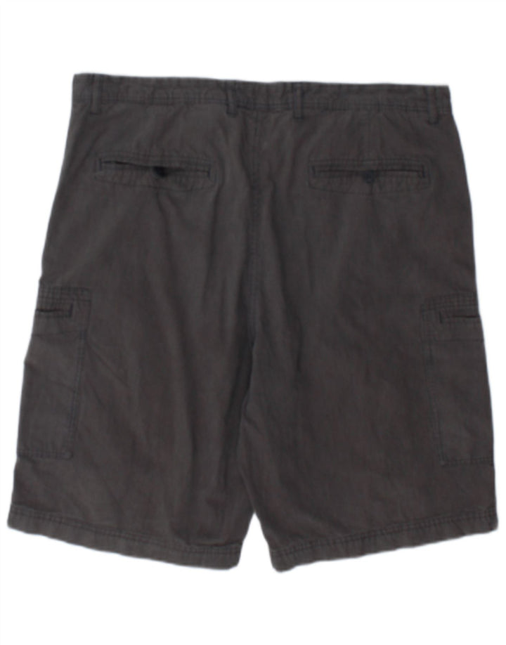 Marks & Spencer Short Cargo Homme W38 XL Gris Coton
