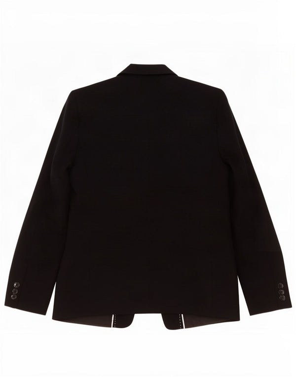 Marks & Spencer Veste blazer à 1 bouton pour femme UK 14 Noir moyen Polyester