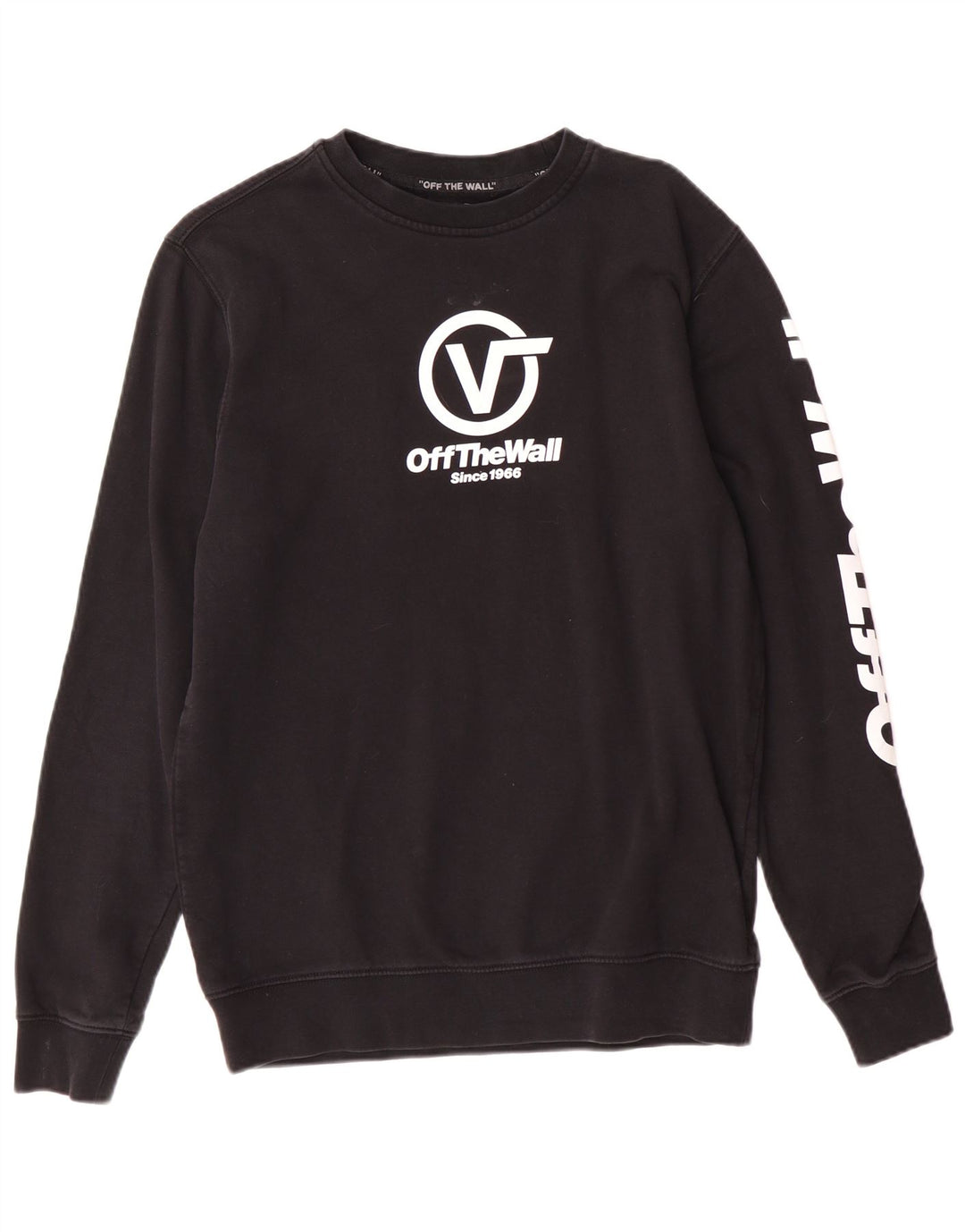 Vans Homme Off The Wall Graphic Sweatshirt Jumper XS Noir Coton