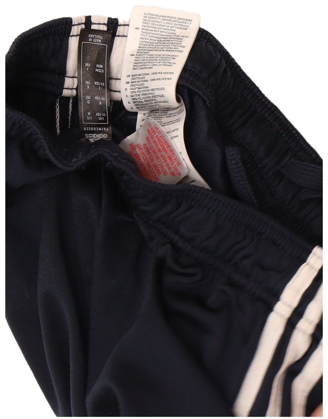 Adidas Pantalon de Survêtement Garçon Joggers 11-12 ans Bleu Marine Polyester