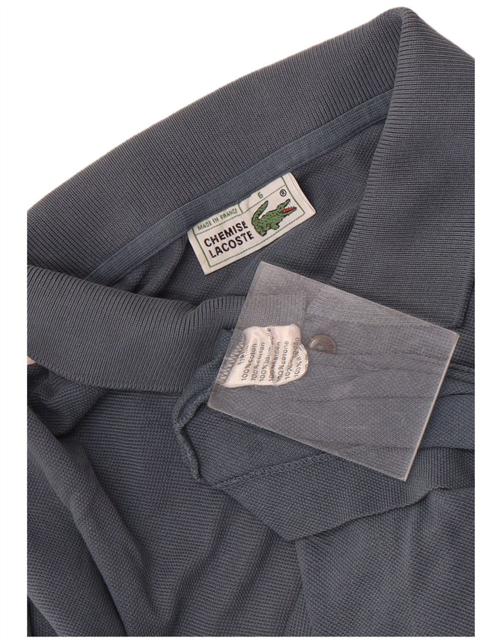 Lacoste Polo Homme Taille 6 XL Coton Gris