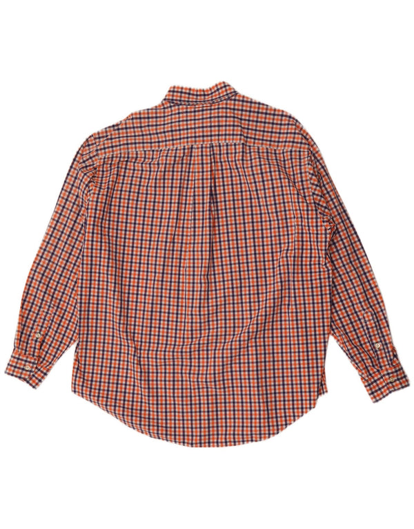 Tommy Hilfiger Chemise Homme Large Orange Vichy Coton