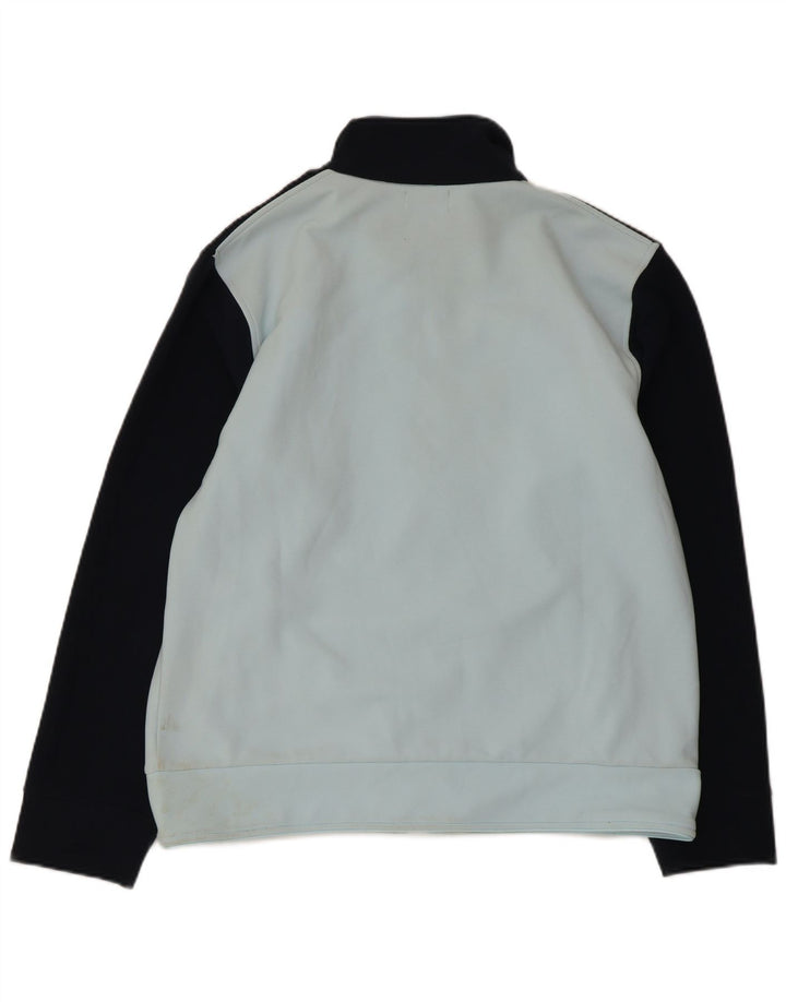 KAPPA Veste de survêtement pour femme UK 18 XL Bleu Colorblock Polyester