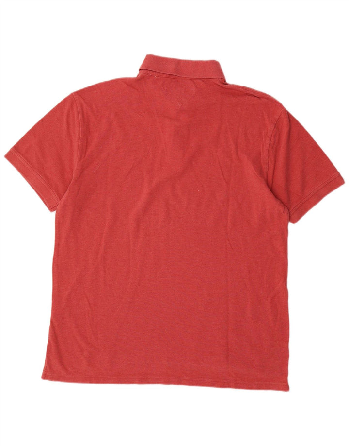 Tommy Hilfiger Polo Homme Grand Rouge Coton