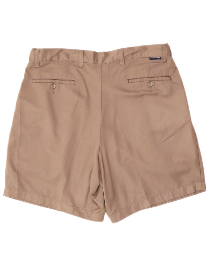 DOCKERS Short Chino Pegged Homme W36 Large Marron Polyester