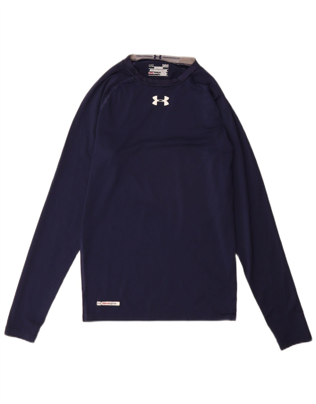 Under Armour Heat Gear Haut à manches longues pour homme Bleu marine Taille L