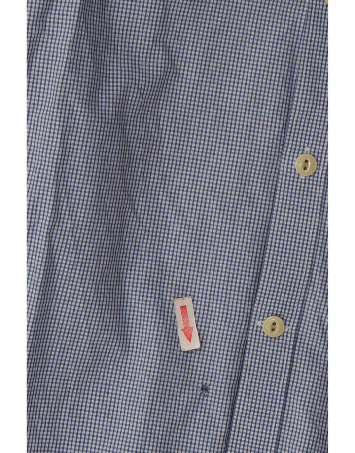 Barbour Chemise Slim Fit Homme Bleu Moyen Vichy Coton
