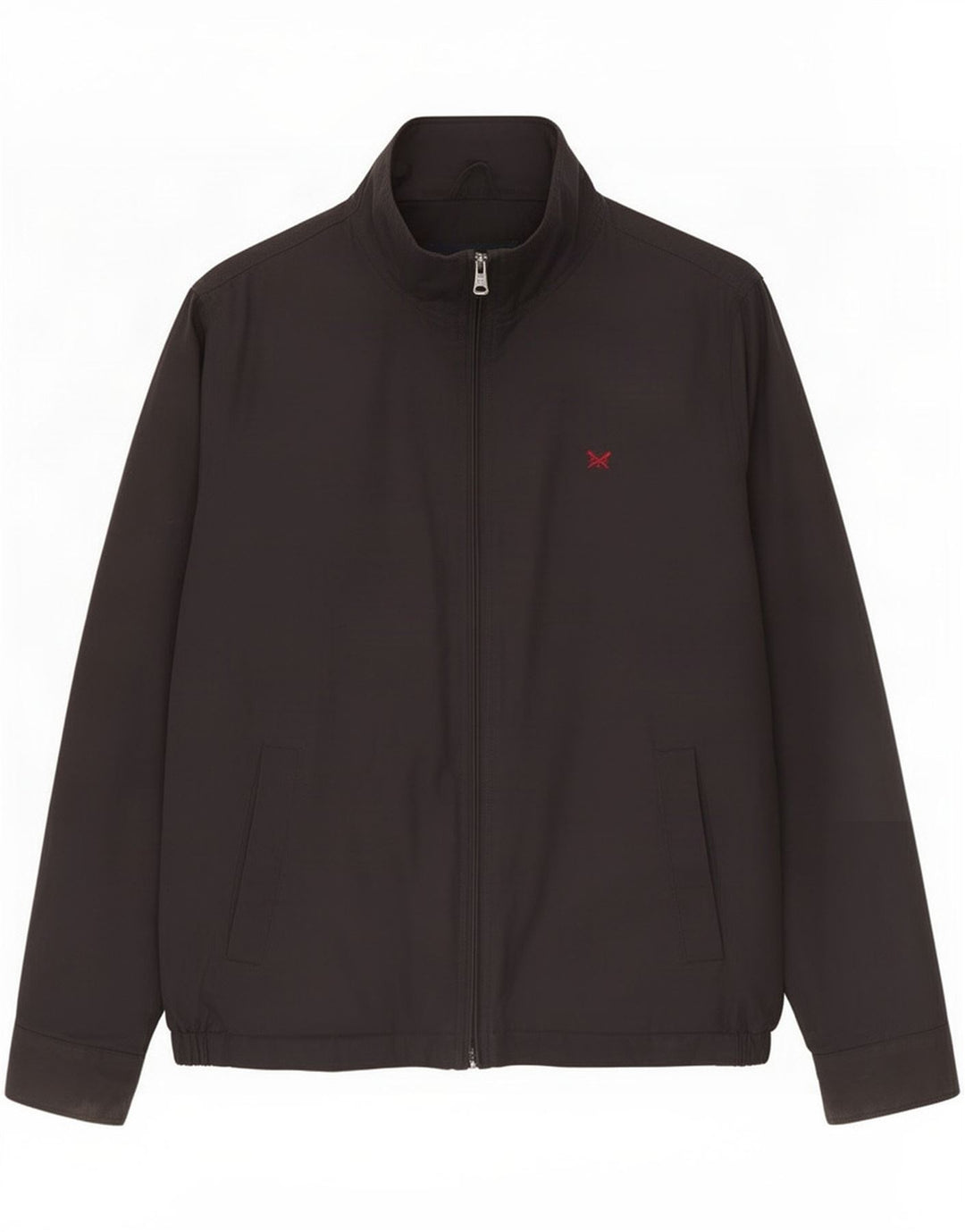 Crew Clothing Veste Bomber Homme UK 38 Moyen Noir Coton