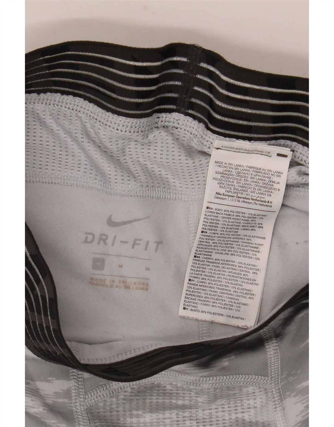 Nike Legging Dri Fit Homme Gris Moyen Camouflage Polyester