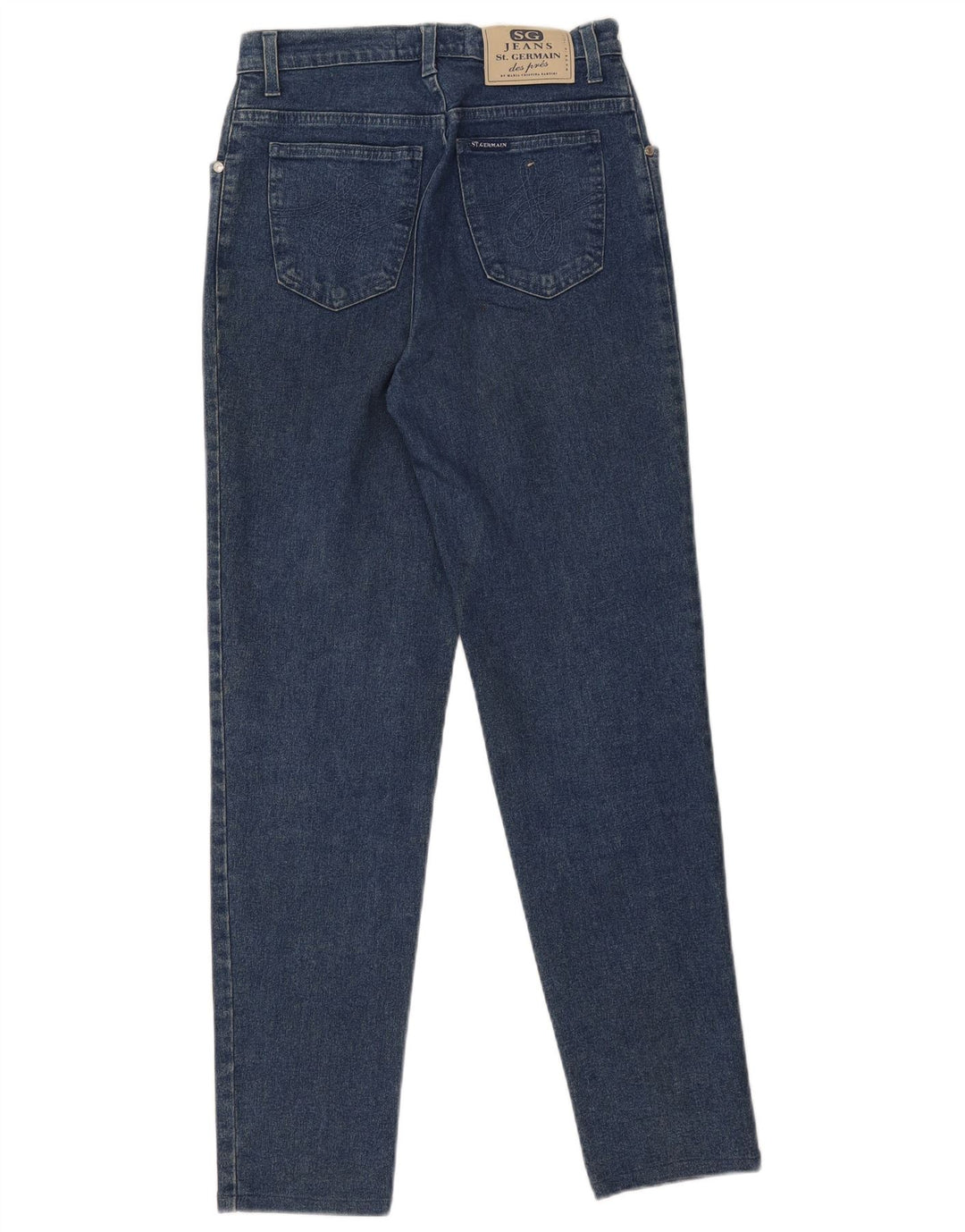 St. Germain Jean Fuselé Femme IT 44 Moyen W27 L29 Coton Bleu