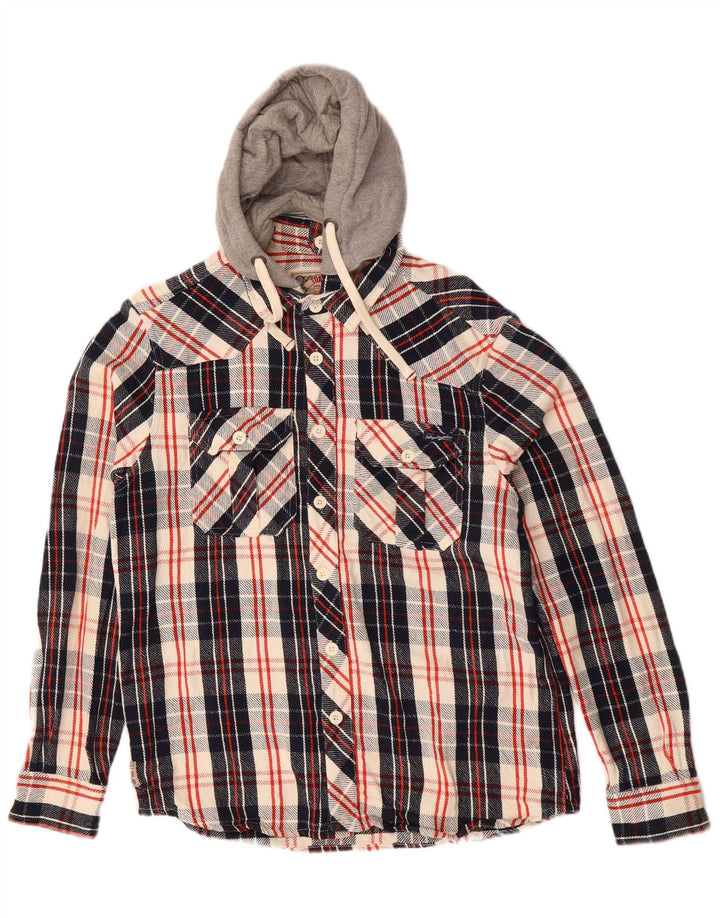 TOKYO LAUNDRY Mens Lumberjack Flannel Shirt Large Multicoloured Check
