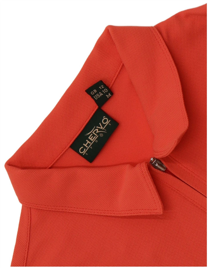 Chervo Polo Femme UK 12 Orange Moyen