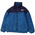 Helly Hansen Veste rembourrée pour homme UK 42 XL Bleu Colorblock Nylon