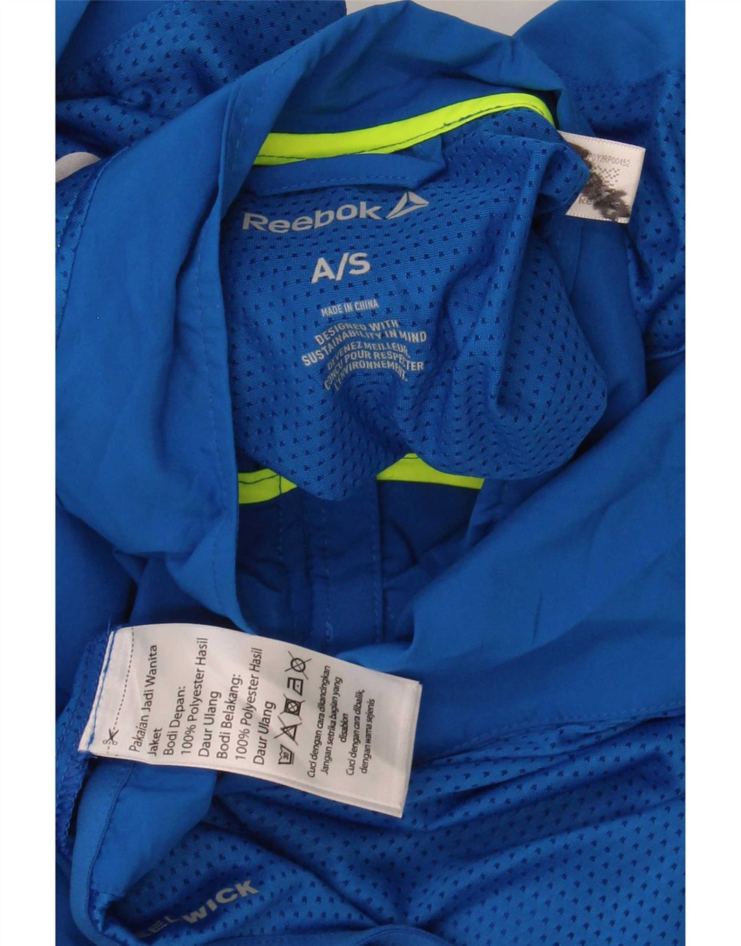 Reebok Veste de survêtement graphique pour garçon 9-10 ans Petit Bleu Polyester