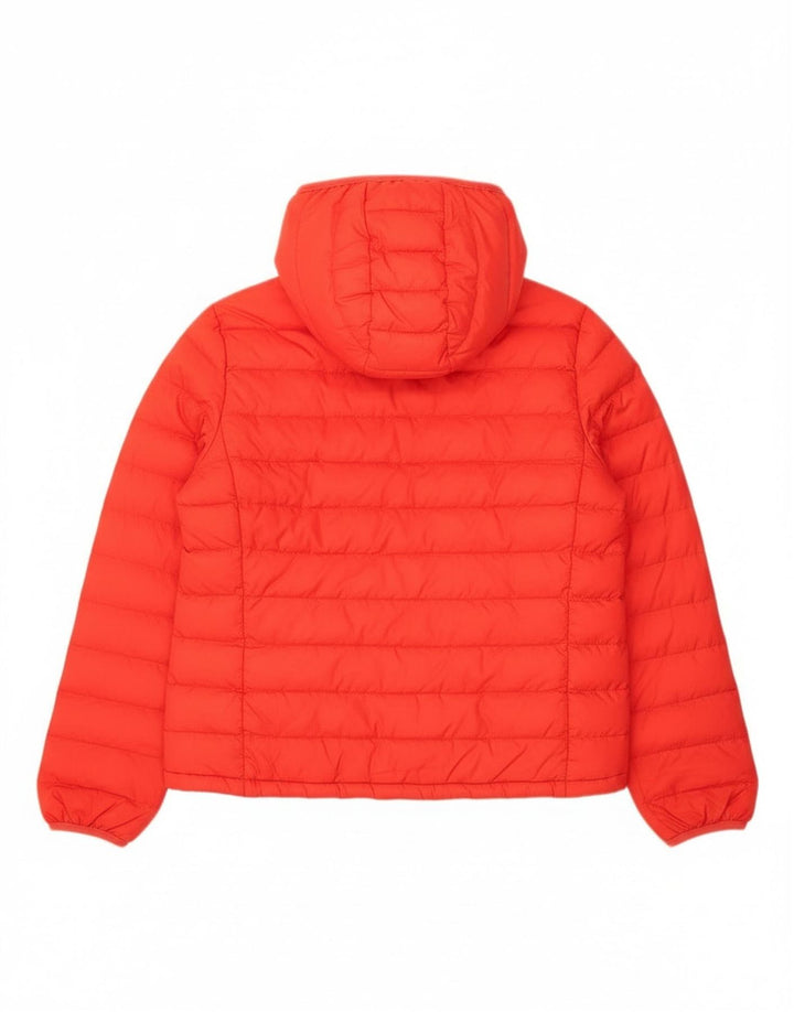 Levi's Veste matelassée à capuche Femme UK 16 Large Rouge Polyester