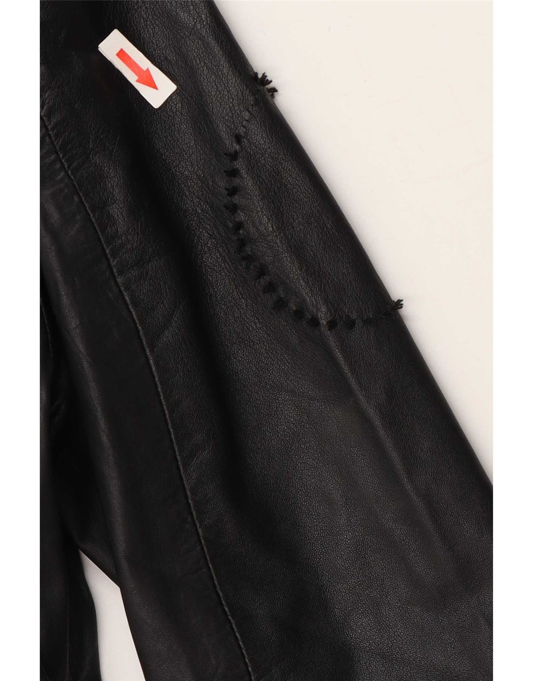 Superdry Veste en cuir militaire pour femme UK 10 Small Noir