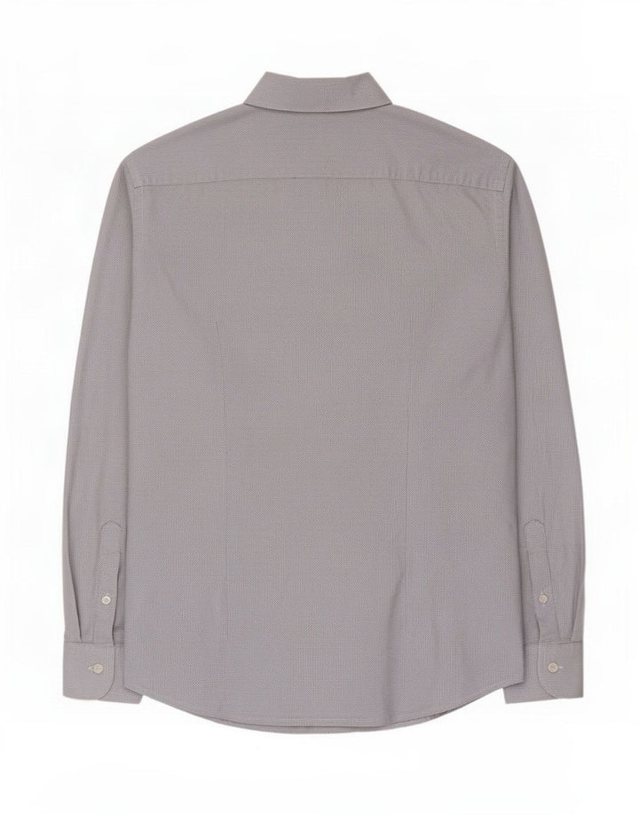 Trussardi Chemise Homme Taille 41 Bleu Moyen Taché