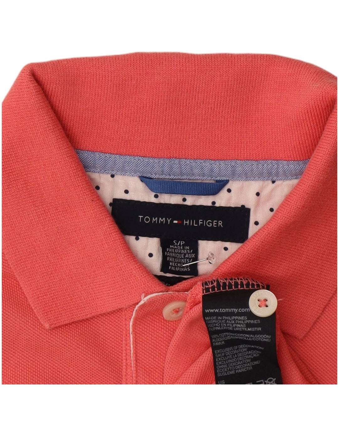 Tommy Hilfiger Polo Homme Petit Rouge Coton