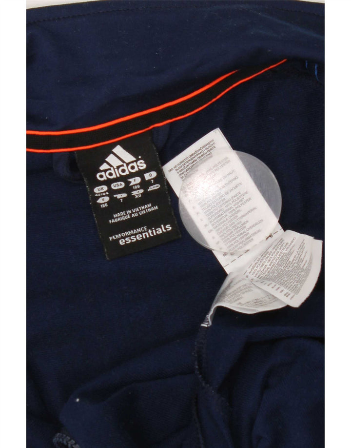 Adidas Veste de survêtement pour homme UK 42/44 Large Bleu marine Polyester