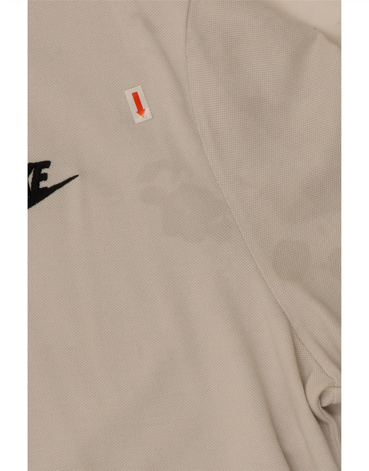 NIKE Polo Homme XL Blanc Coton
