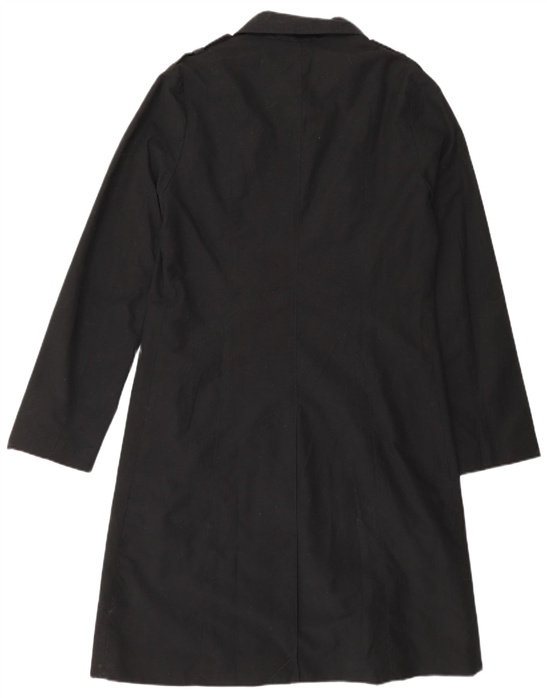 Naf Naf Pardessus militaire pour femme UK 12 Medium Noir Polyester