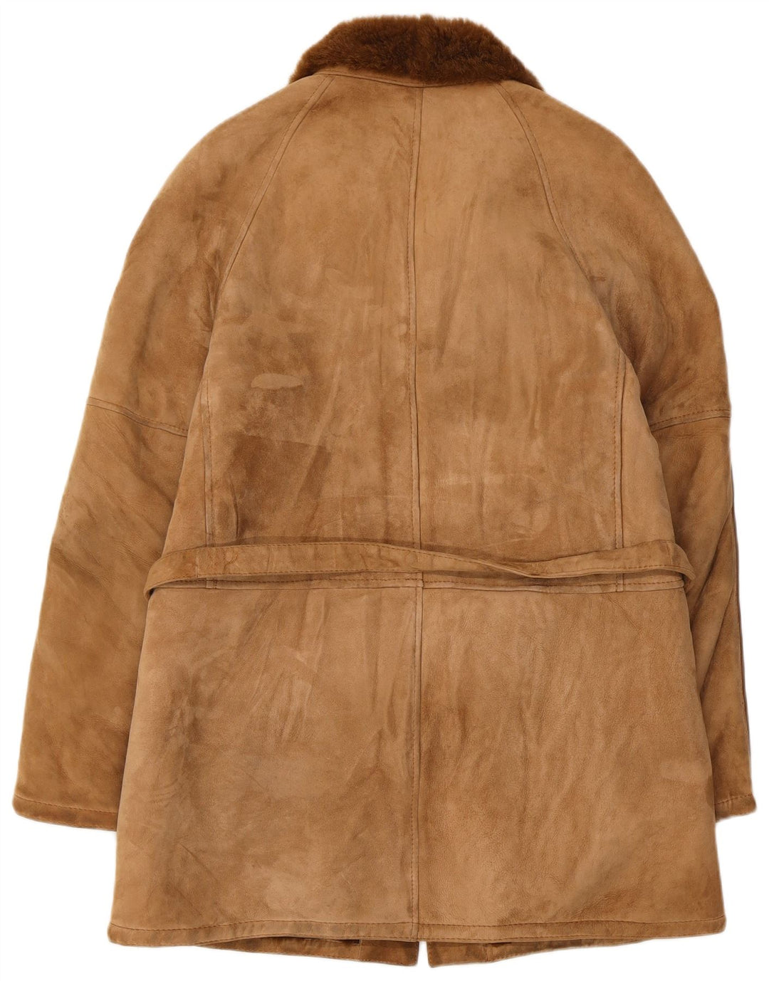 Manteau en peau de mouton vintage pour hommes IT 48 Beige moyen