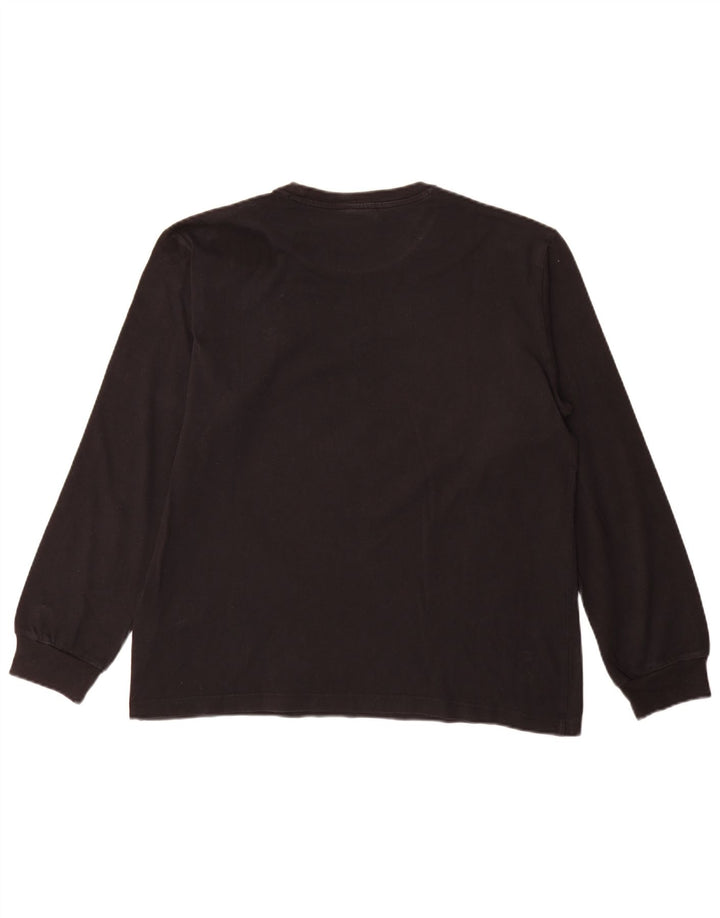 Champion Haut à manches longues pour homme en coton noir Taille L