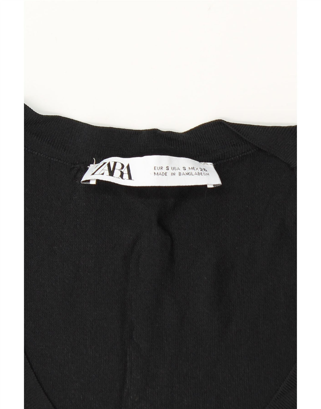 Zara Femme Débardeur UK 8 Petit Noir