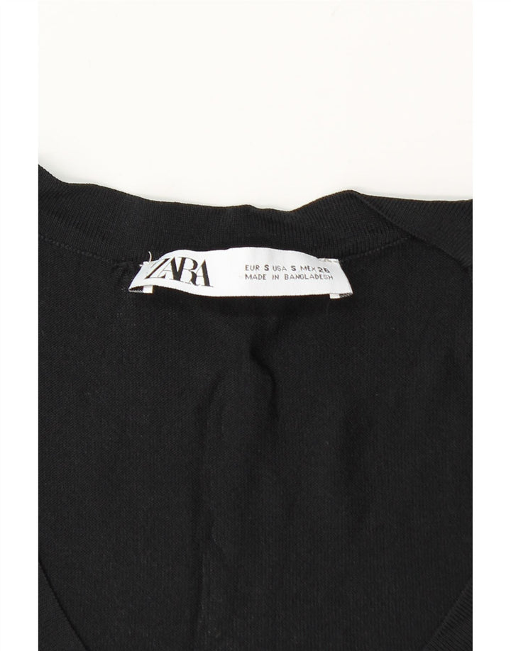Zara Femme Débardeur UK 8 Petit Noir