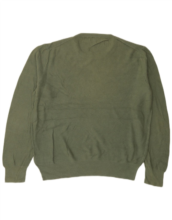 J. Crew Pull à col rond pour homme en coton vert grand