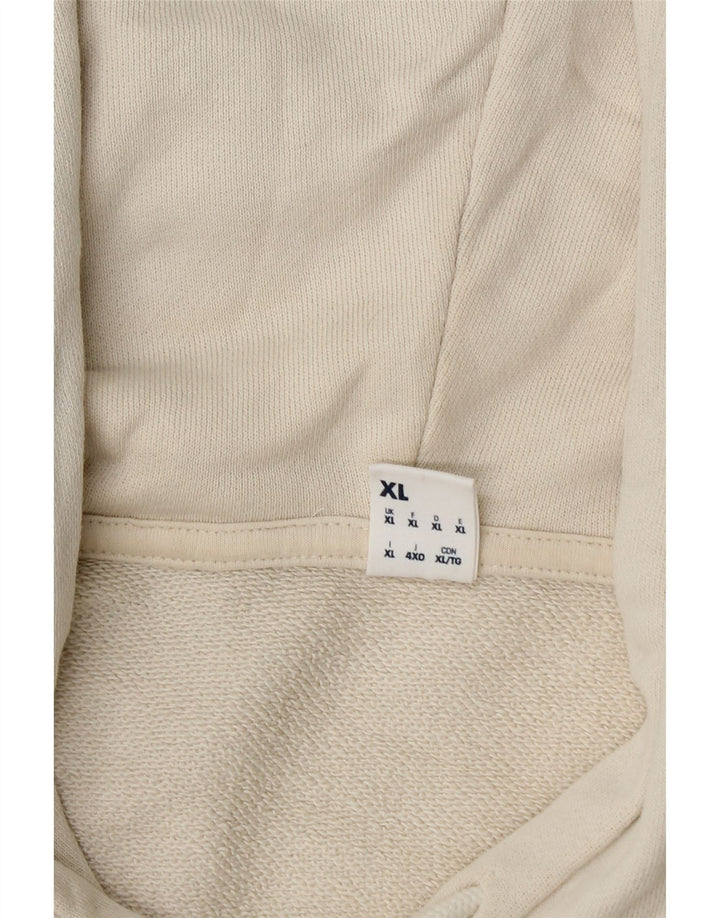 REEBOK Pull à capuche pour homme XL Blanc Coton